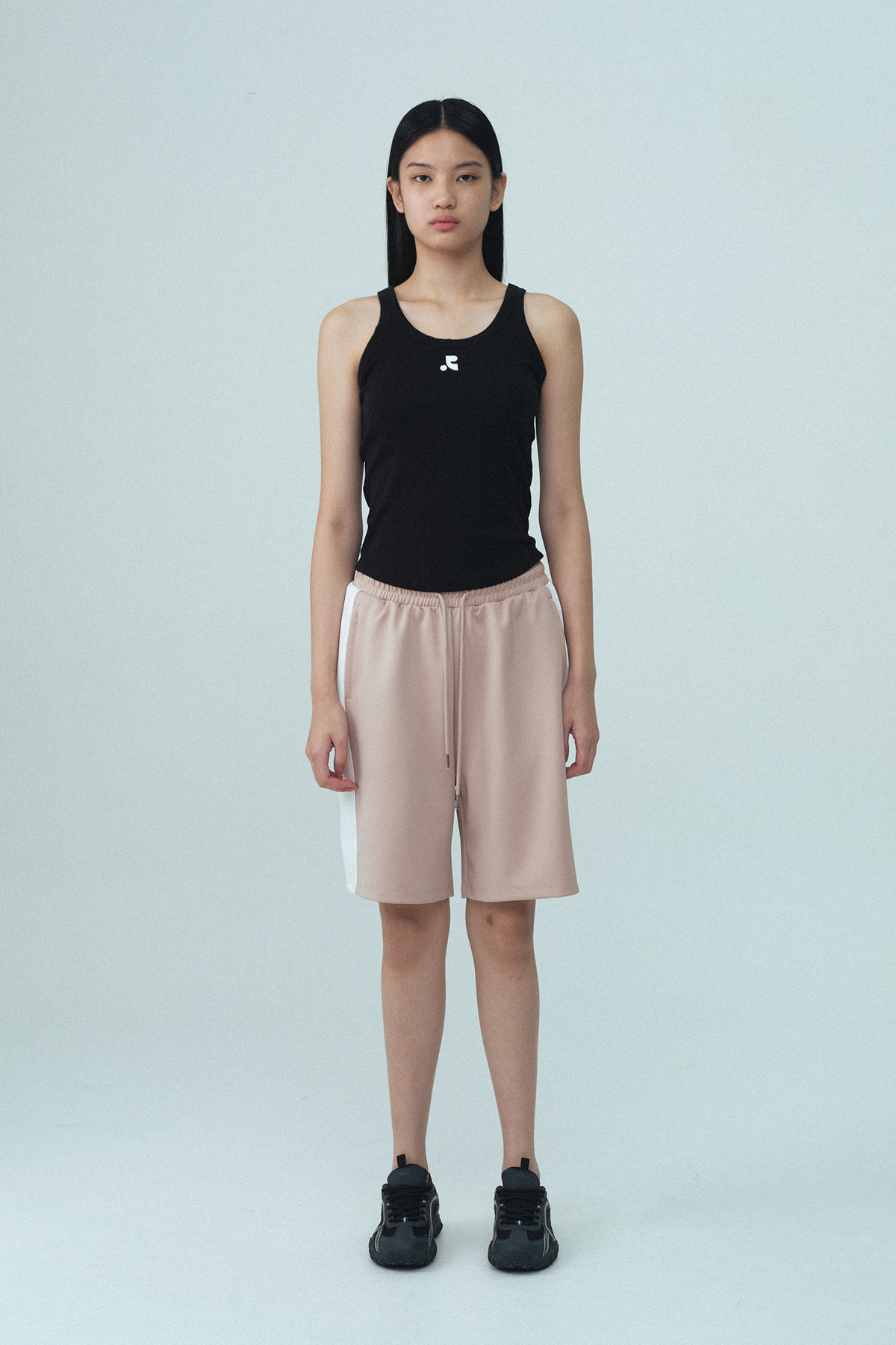 ◆Rest & Recreation◆ RACER TANK TOP BLACK RR252TP002BKF RACER TANK TOP - BLACK - rest and recreation