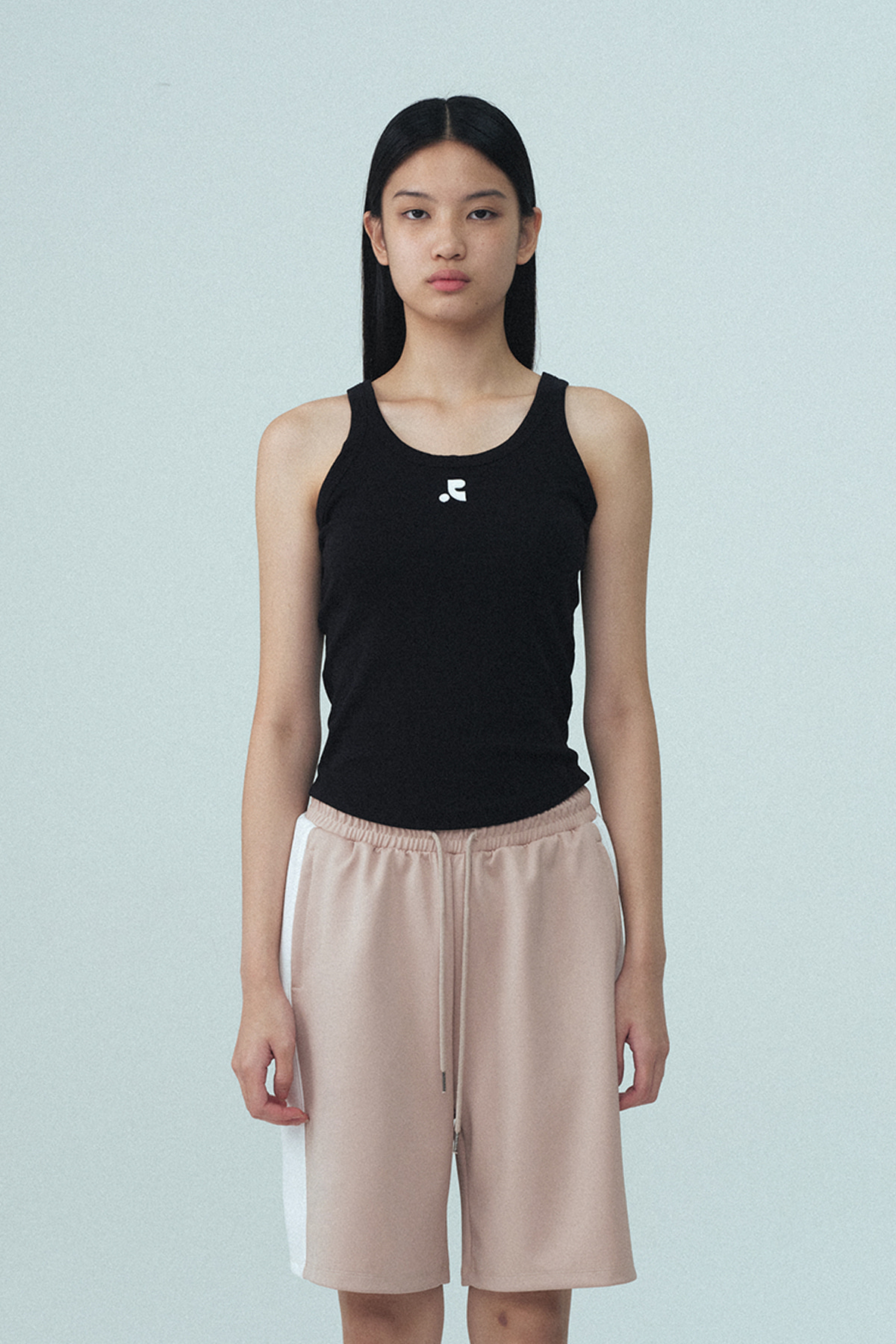 ◆Rest & Recreation◆ RACER TANK TOP BLACK RR252TP002BKF RACER TANK TOP - BLACK - rest and recreation