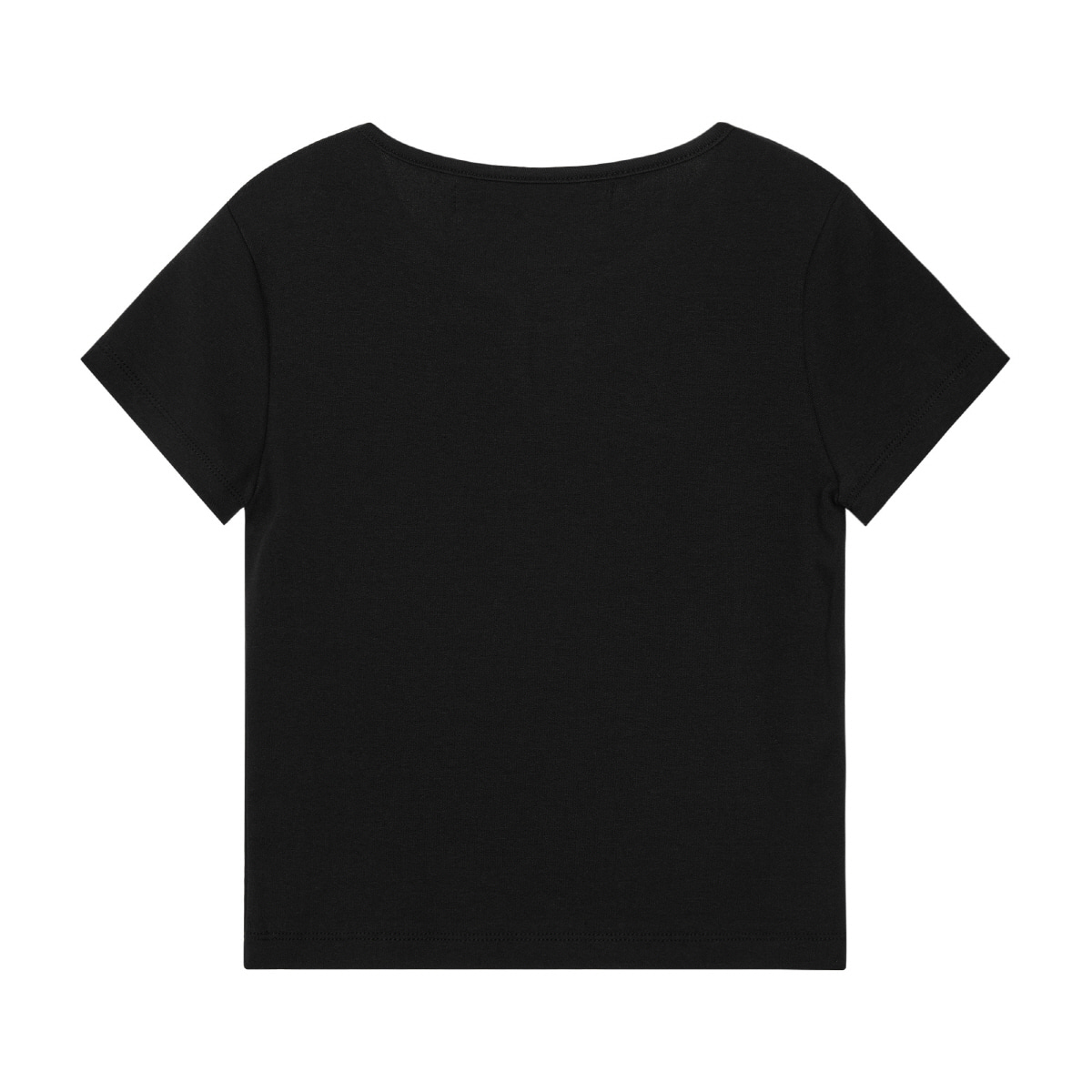 【REST&RECREATION】U-NECK LOGO CLIP TOP U-NECK LOGO CLIP TOP - BLACK - rest and recreation