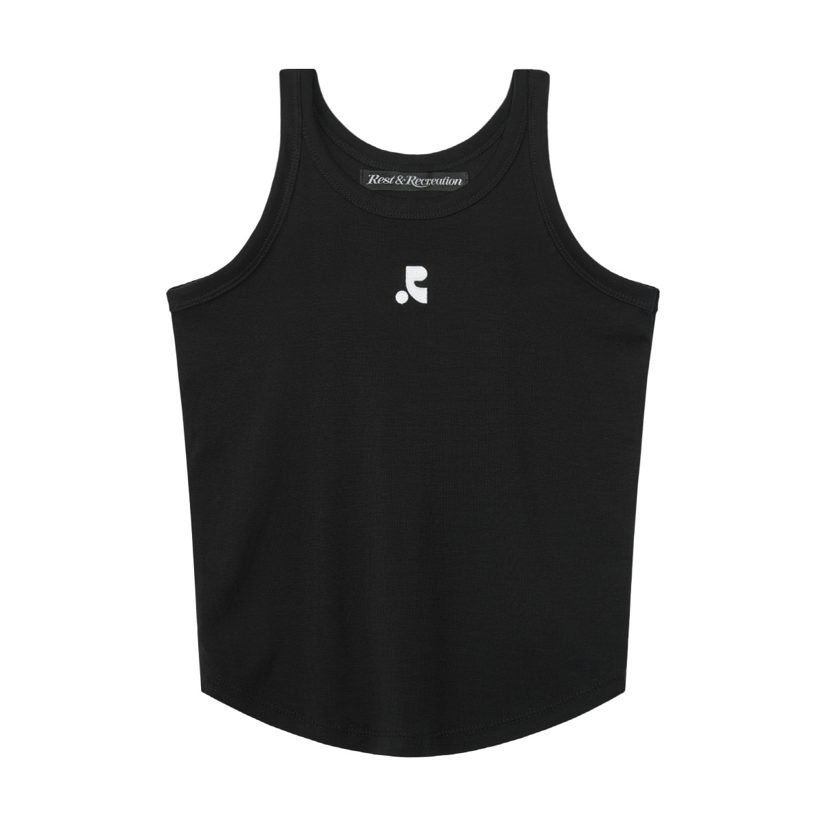 ◆Rest & Recreation◆ RACER TANK TOP BLACK RR252TP002BKF RACER TANK TOP - BLACK - rest and recreation