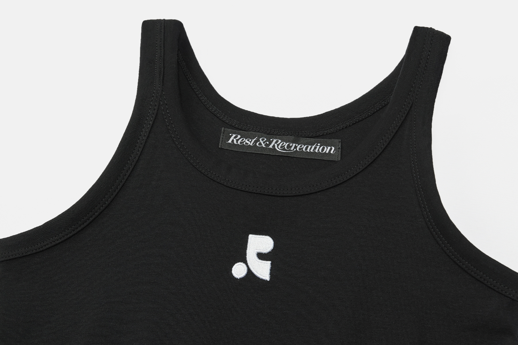 ◆Rest & Recreation◆ RACER TANK TOP BLACK RR252TP002BKF Buy Rest & Recreation Racer Tank Top Black | SASOM