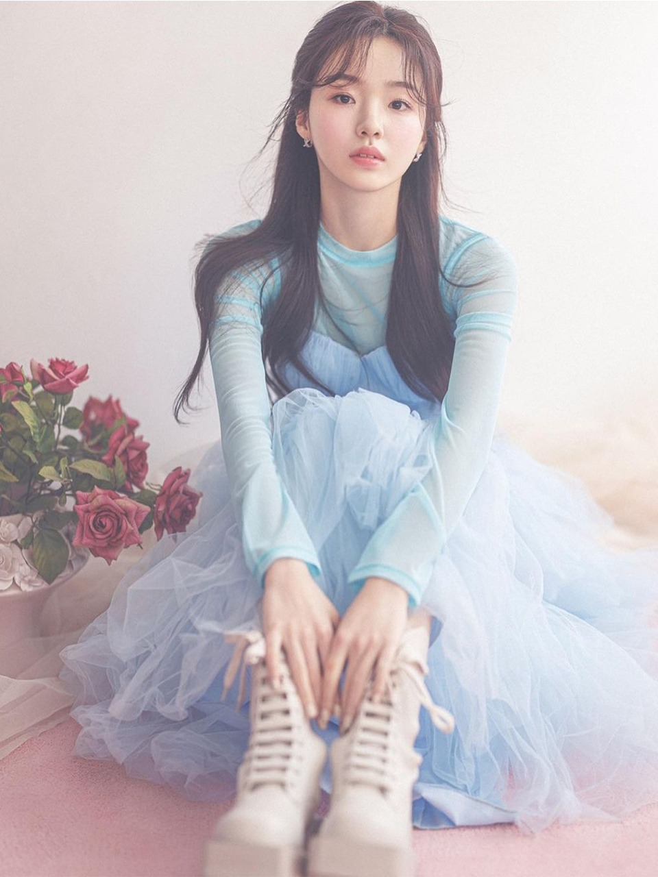 [강나언]ELVES MESH STRING TOP_SKYBLUE