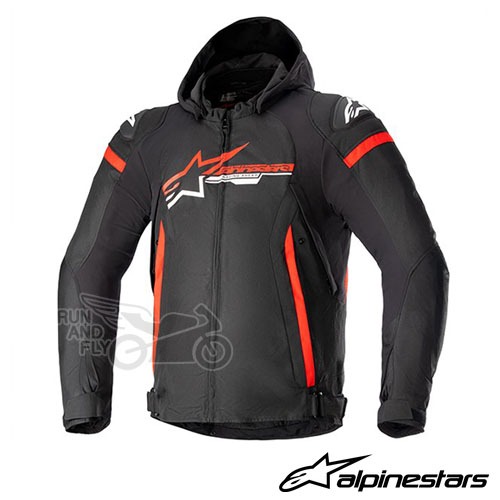 [Alpinestars][회원 즉시 할인] 알파인스타 자카 워터프루프 자켓 ZACA WATERPROOF JACKET - BLACK BRIGHT RED WHITE