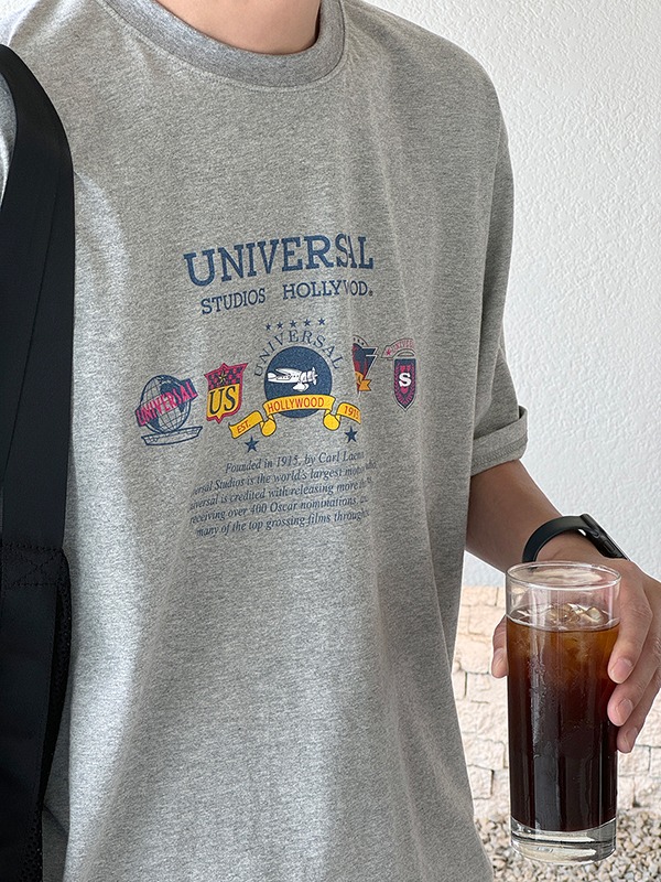*유니버셜 1/2 티셔츠(3colors)