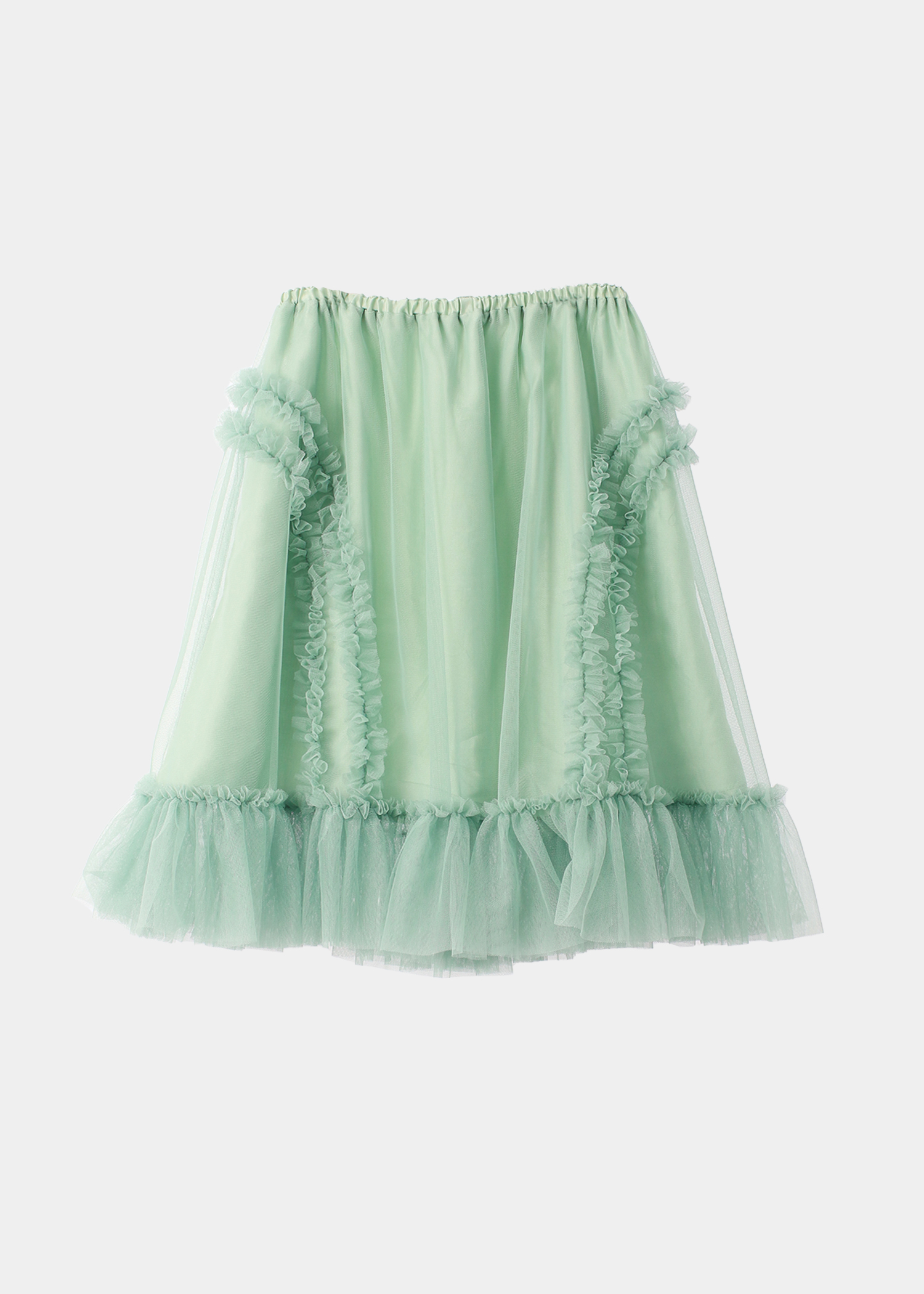 BANDING RUFFLE SHA SKIRT - MINT (7th restock) - saenginstudios