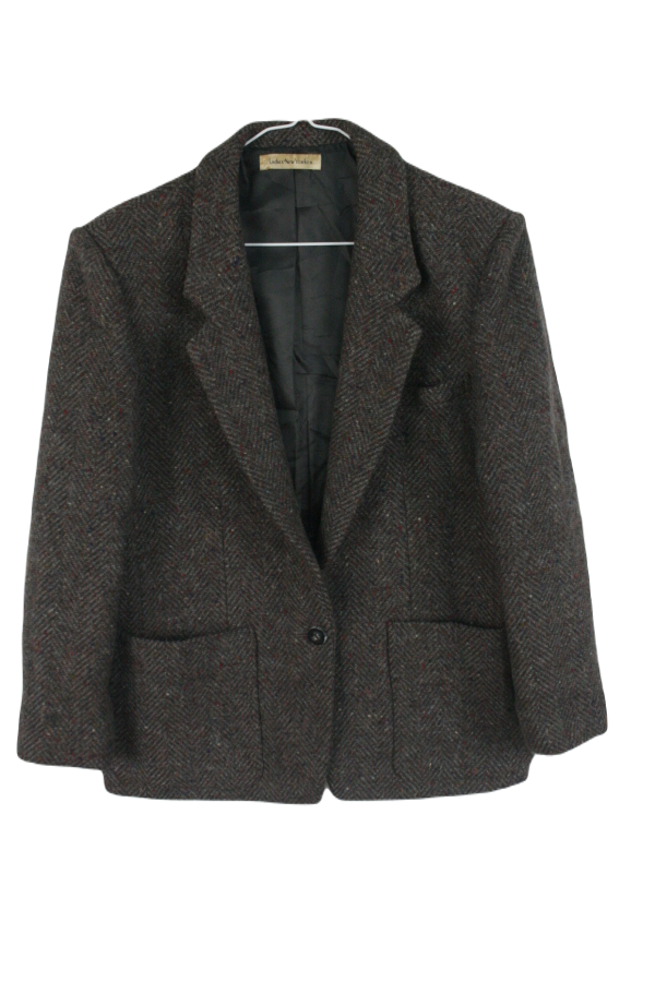 Lades New Yorker Herringbone Tweed jacket
