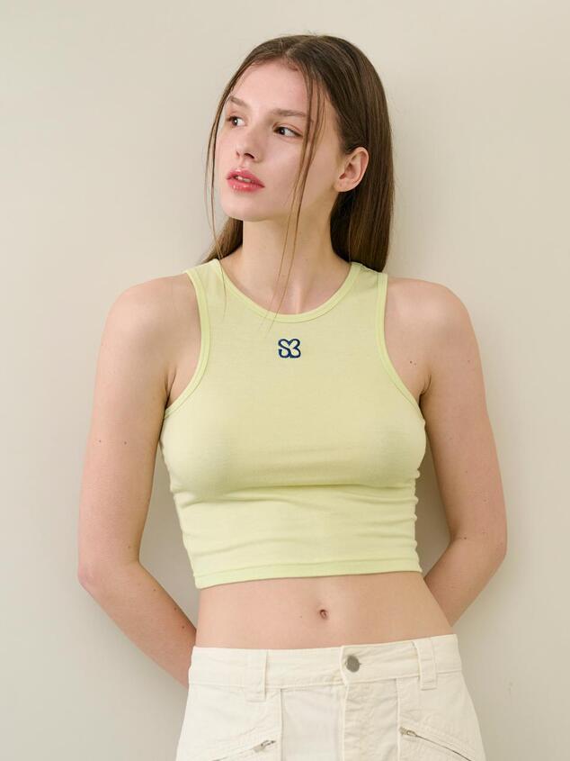 SB CROP TANK TOP [GREEN]