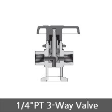 KF(NW)16 1/4(inch)PT 3-Way Valve