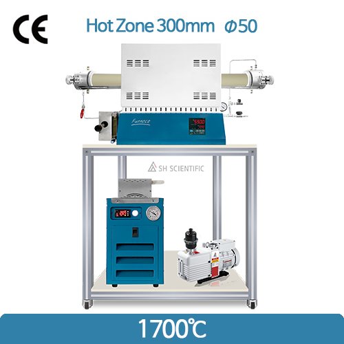 1700℃ 튜브전기로 패키지(CVD,annealing) FU-PK-S1 (300mm Ø50)