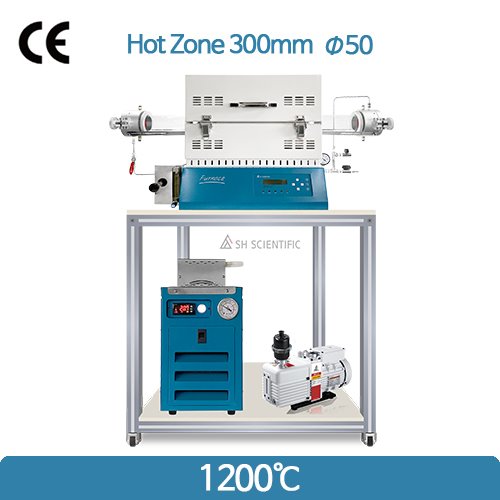 1200℃ 튜브전기로  패키지(CVD,annealing) FU-PK-G1-S (300mm Ø50)