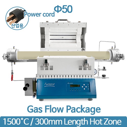 1500℃  가스플로패키지 Gas Flow Package SH-FU-50TH-WG (300mm Ø50)