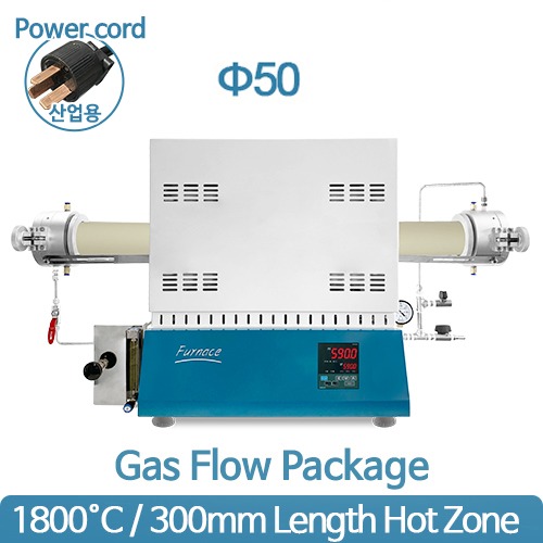 1800℃ 가스플로패키지 Gas Flow Package SH-FU-50TS-WG (300mm Ø50)