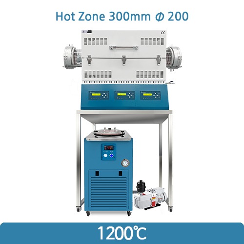 1200℃ 3존 CVD 패키지(CVD, annealing)FU-PK-G5-3(200mm x 3 Hot Zone Ø200)