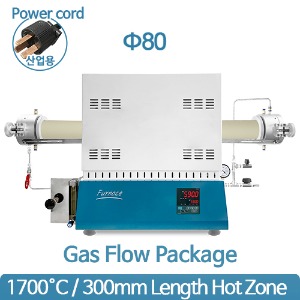 1700℃ 가스플로패키지 CVD SH-FU-80TS-WG (300mm Ø80)