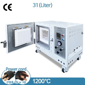 1200°C 진공머플전기로 Muffle Furnace with Vacuum SH-FU-31MGV