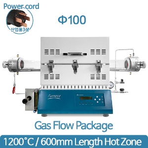 1200℃ 가스플로패키지 CVD SH-FU-100LTG-WG (600mm Ø100)