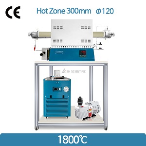 1800℃ 튜브전기로  패키지(CVD,annealing) FU-PK-S4 (300mm Ø120)