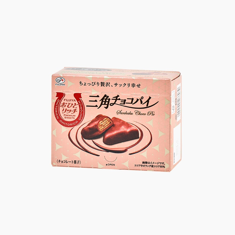 [후지야] 오히토리치 산카쿠 초코파이 74g