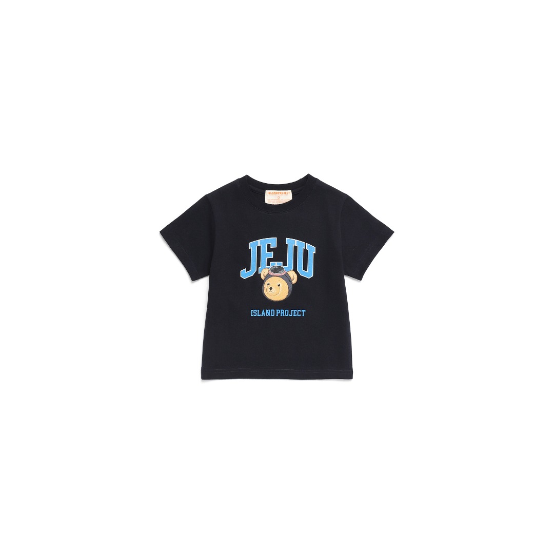 Diver Bear Head T-shirt - Navy (BABY)