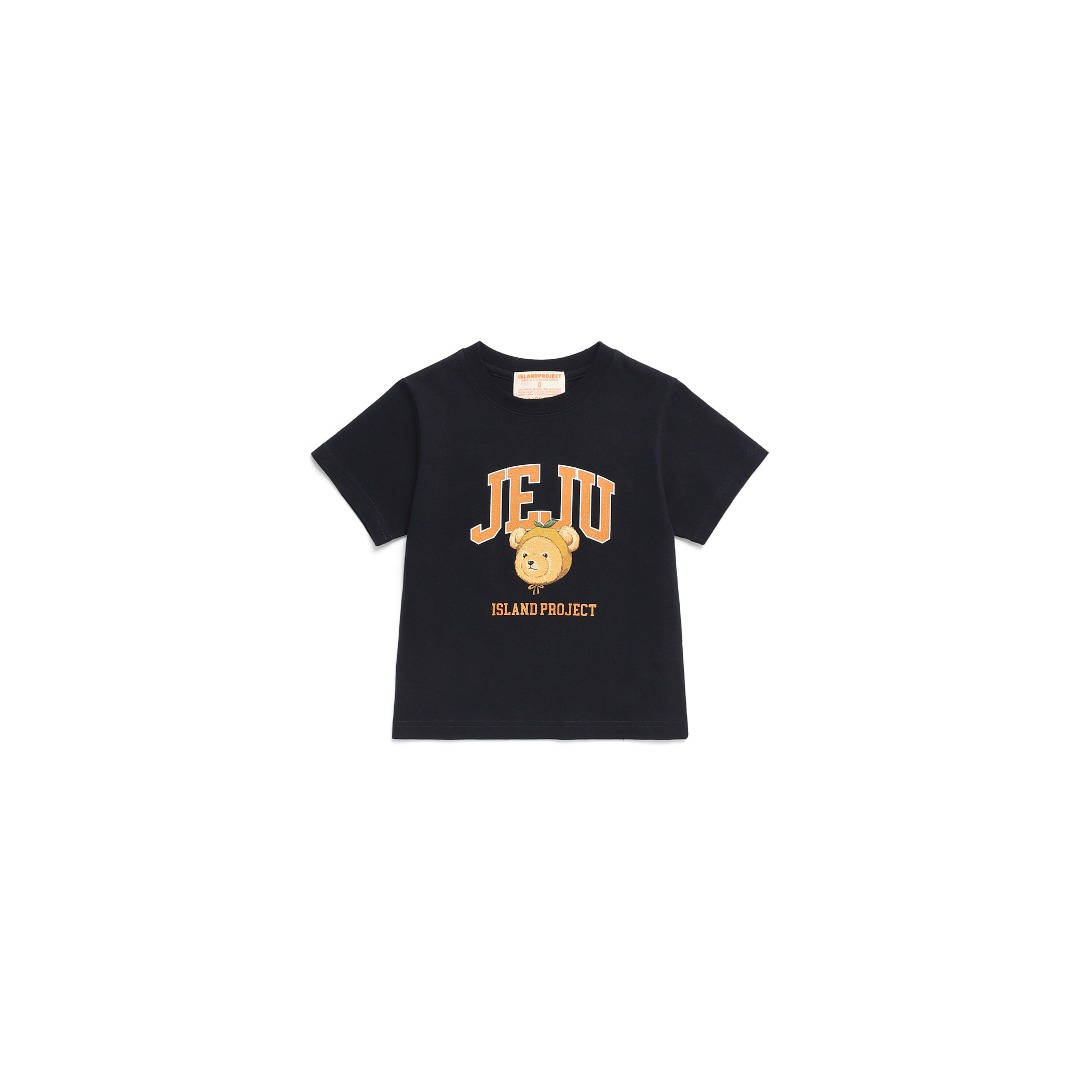 Mandarine Bear Head T-shirt - Navy (BABY)