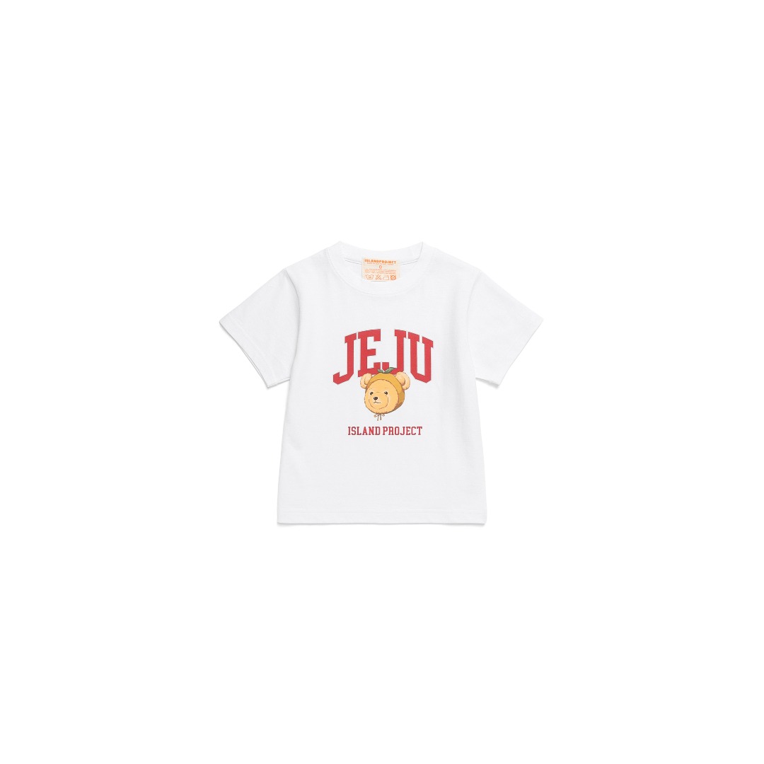 Mandarine Bear Head T-shirt - White (BABY)