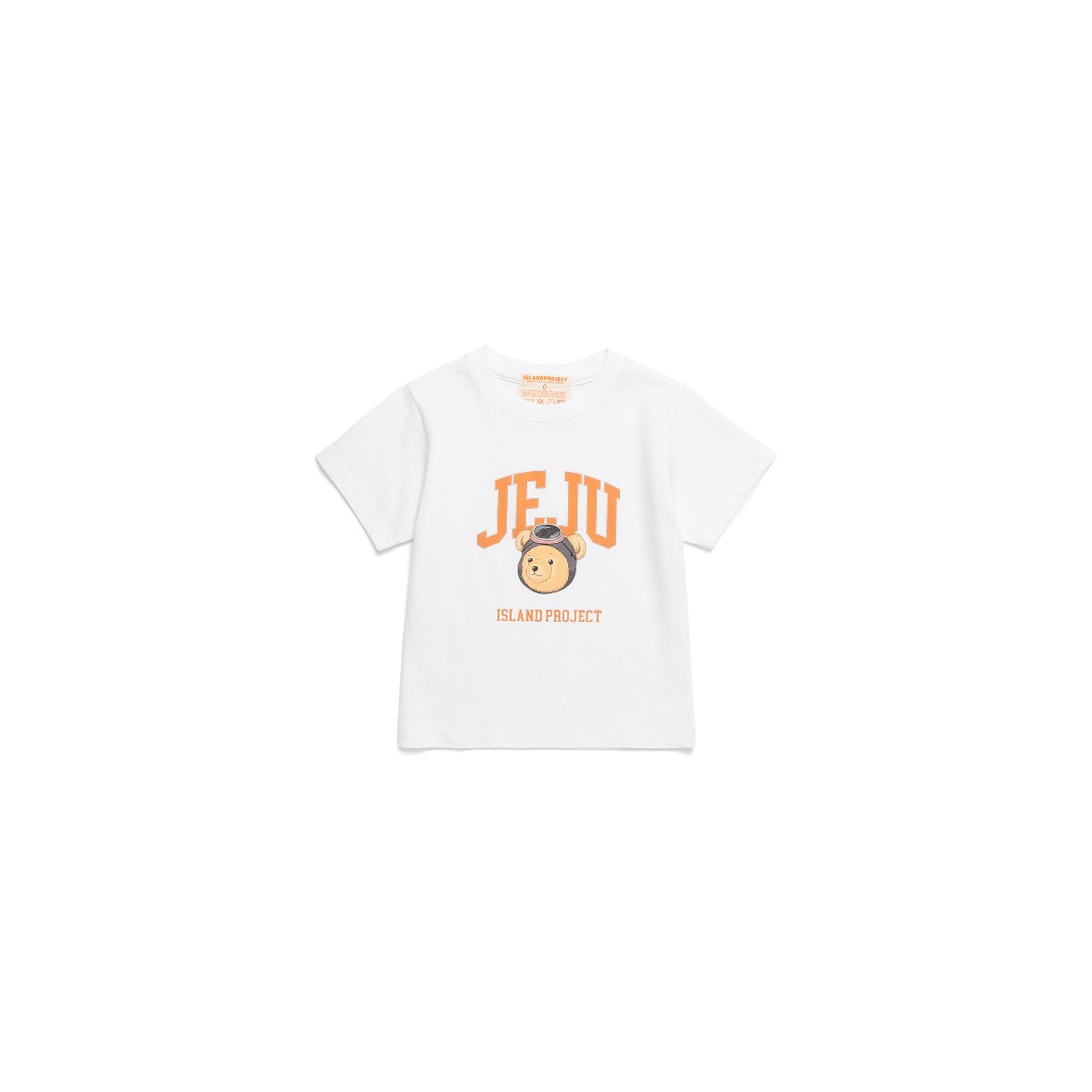 Diver Bear Head T-shirt - White (BABY)