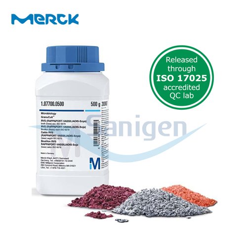 [Merck] Rappaport-Vassiliadis Salmonella Enrichment Broth (RV Broth) 500g 1.07666.0500