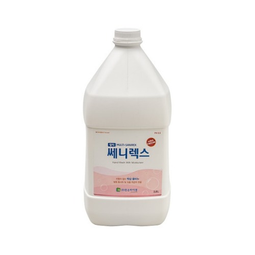 쎄니렉스 3.8L 비누 액상비누 물비누 친자연 항균 세니렉스