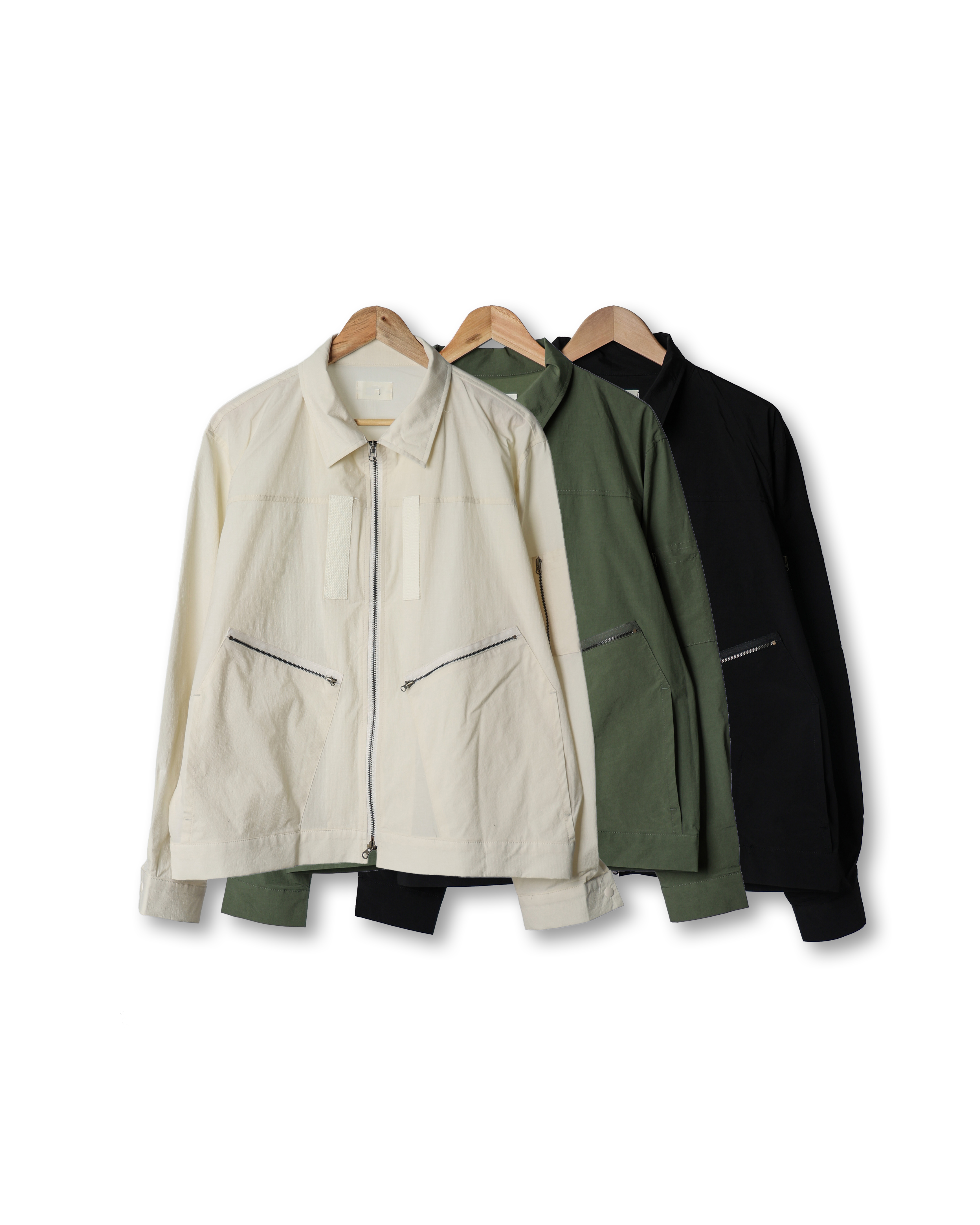 LIBERT Flight Short Wind Summer Jacket (Black/Olive/Ivory)