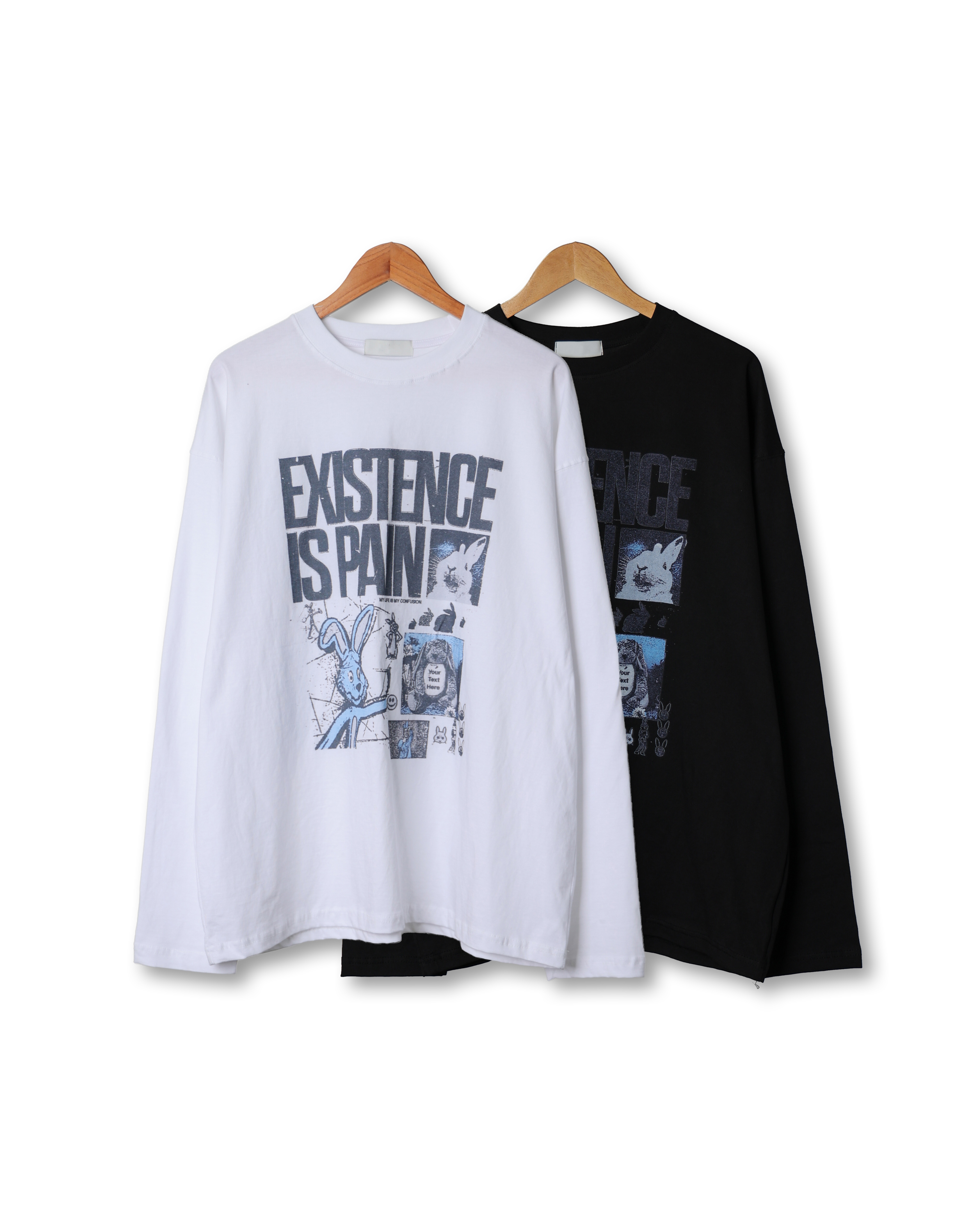 PULS EXISTENCE DTP Graphic Long Sleeve (Black/White)