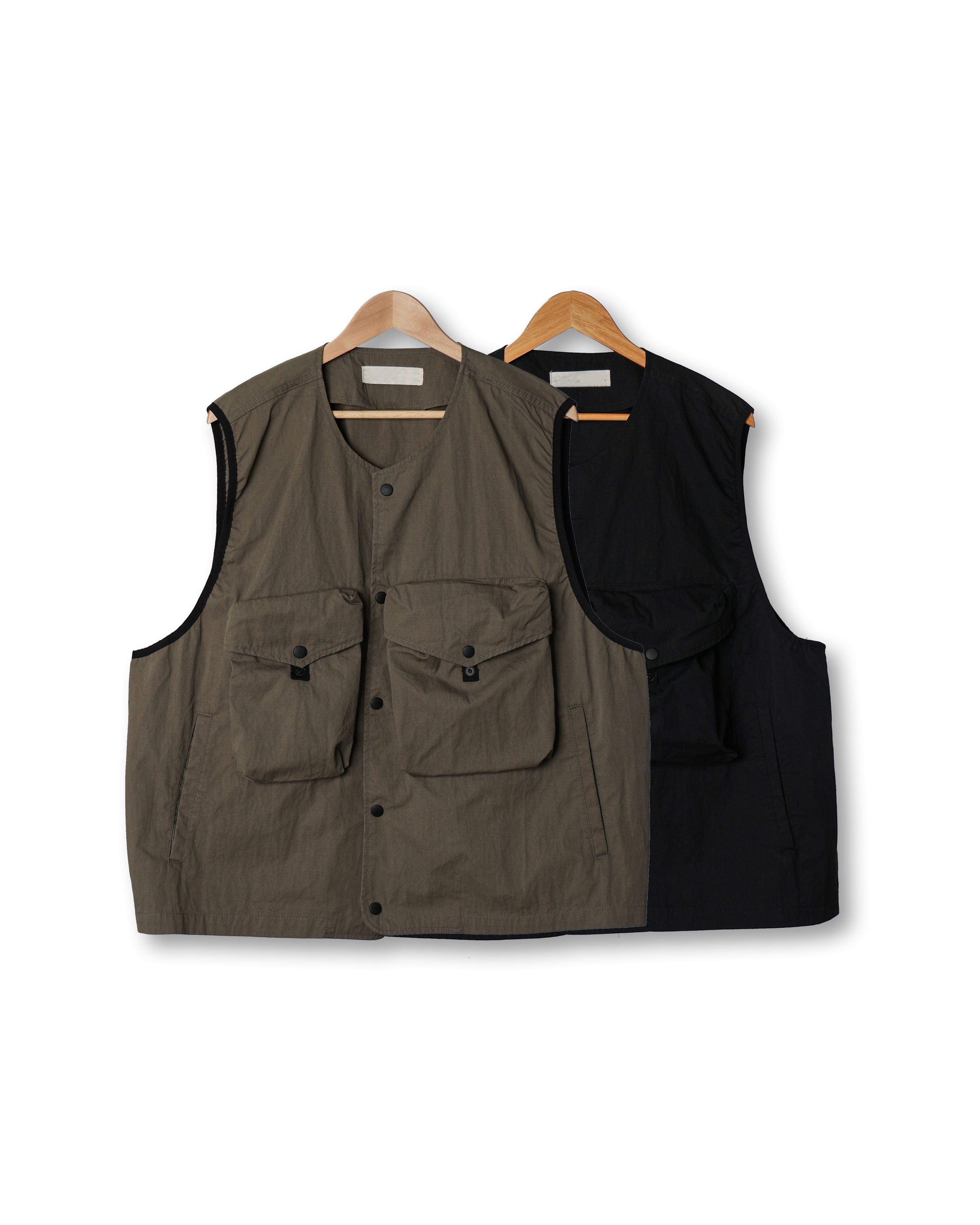 FARM Military Big Pocket Cargo CN Vest (Black/Olive)