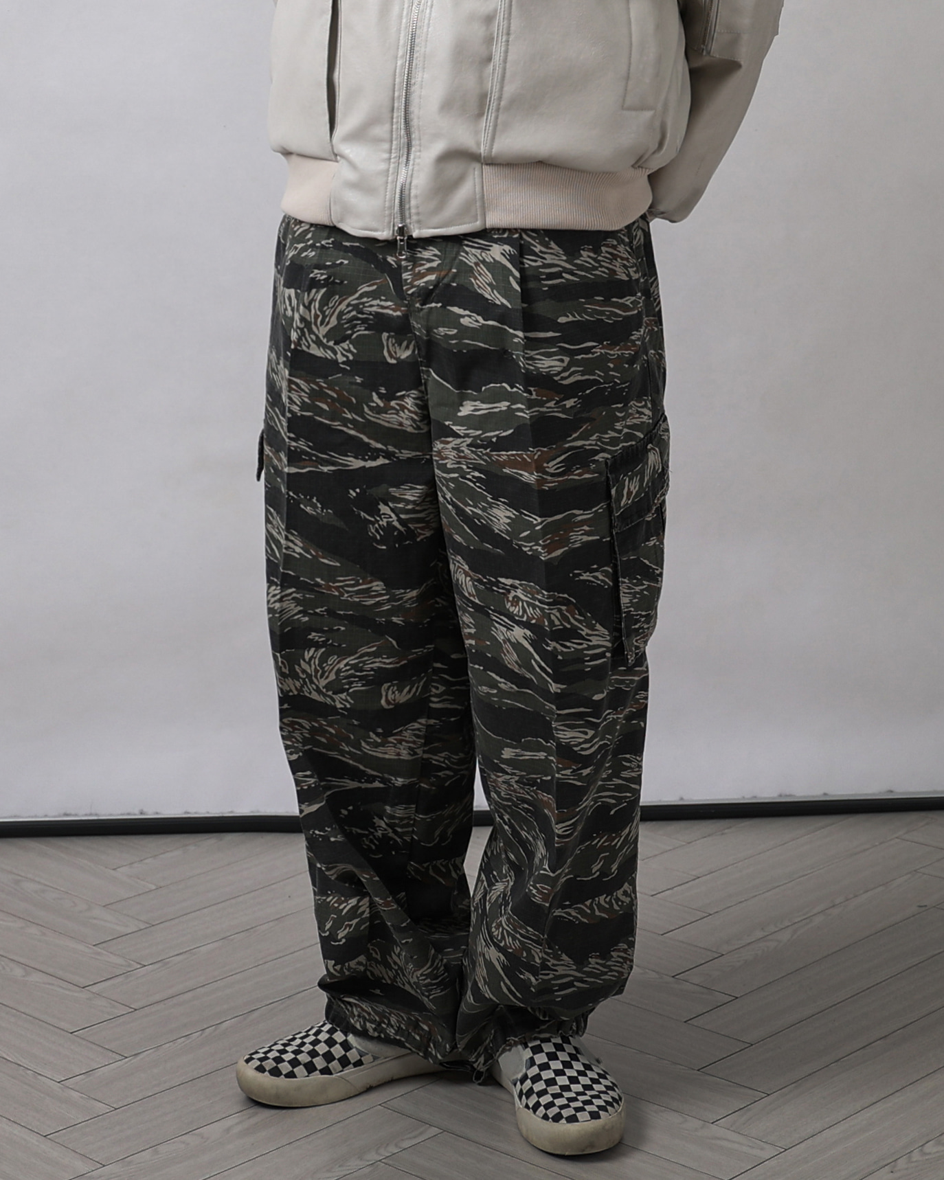 WOTT Tiger Camo Military Rip Pants (Camo)