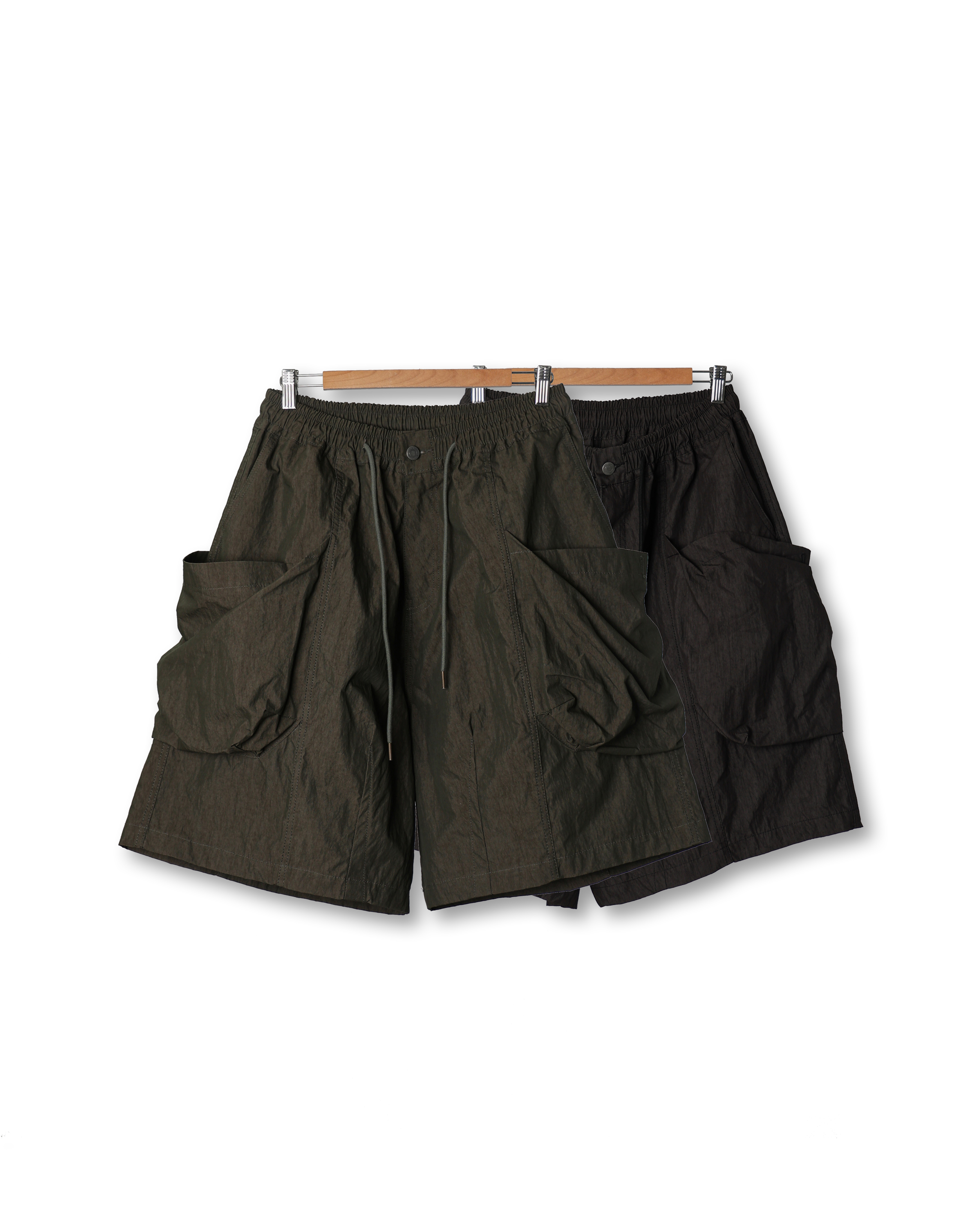 FITS 783 Washa Balloon Pocket CN Half Pants (Charcoal/Olive)