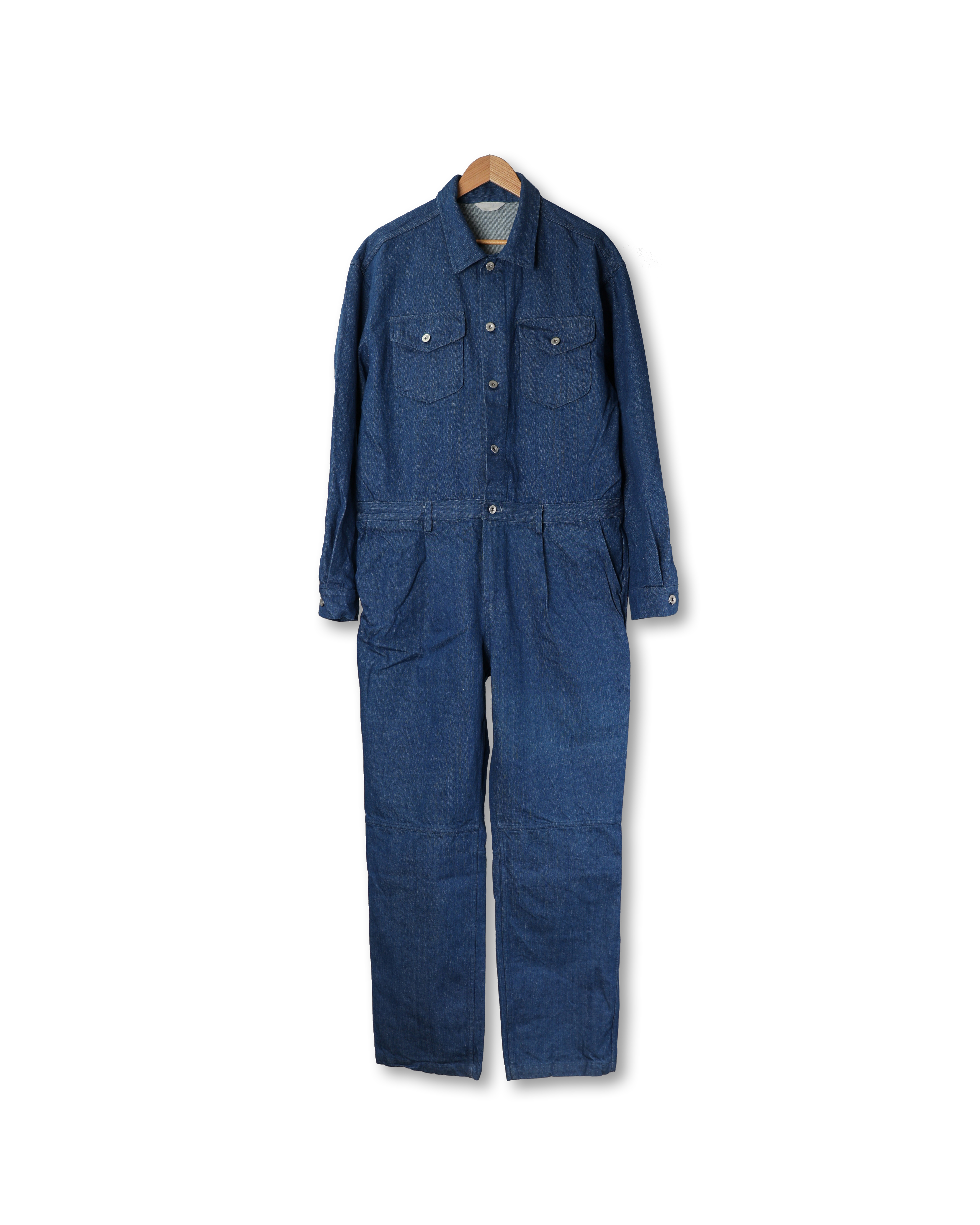 GAUGE Coverall Work Denim Jump-Suit (Denim)