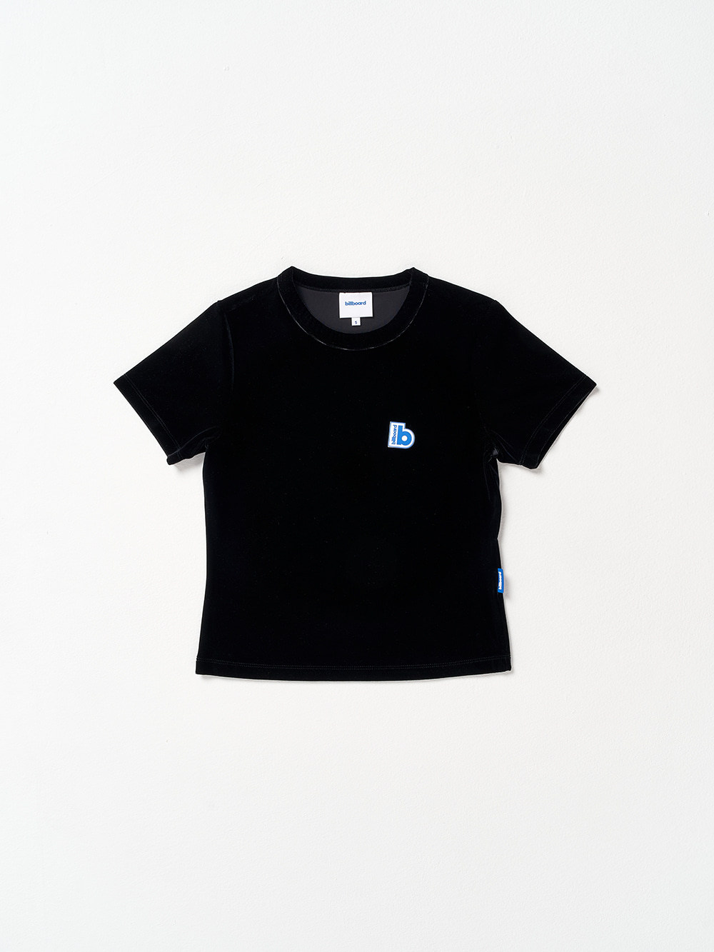 Velvet Dolphin Half T-shirt_Black