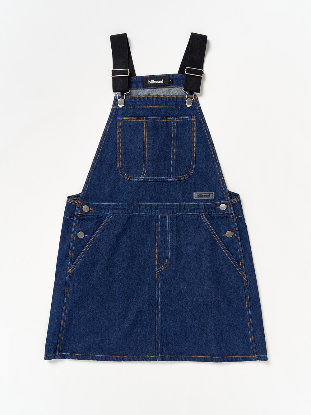 [우주소녀 착용] Washed Overall Dress_Deep Indigo