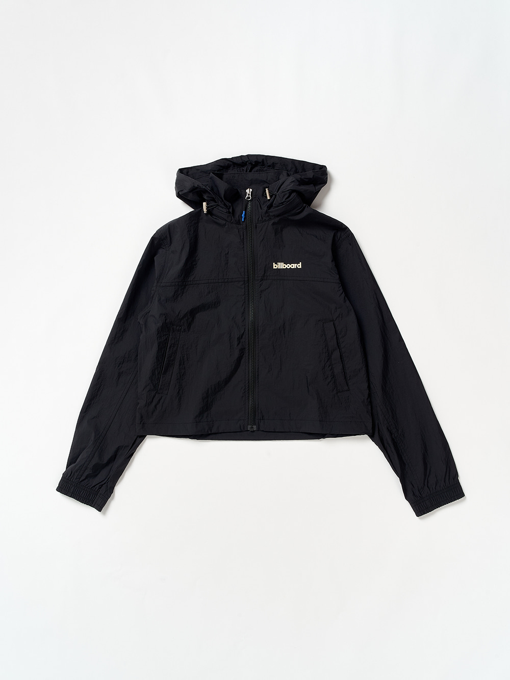 Crop Fit Windbreaker_Black