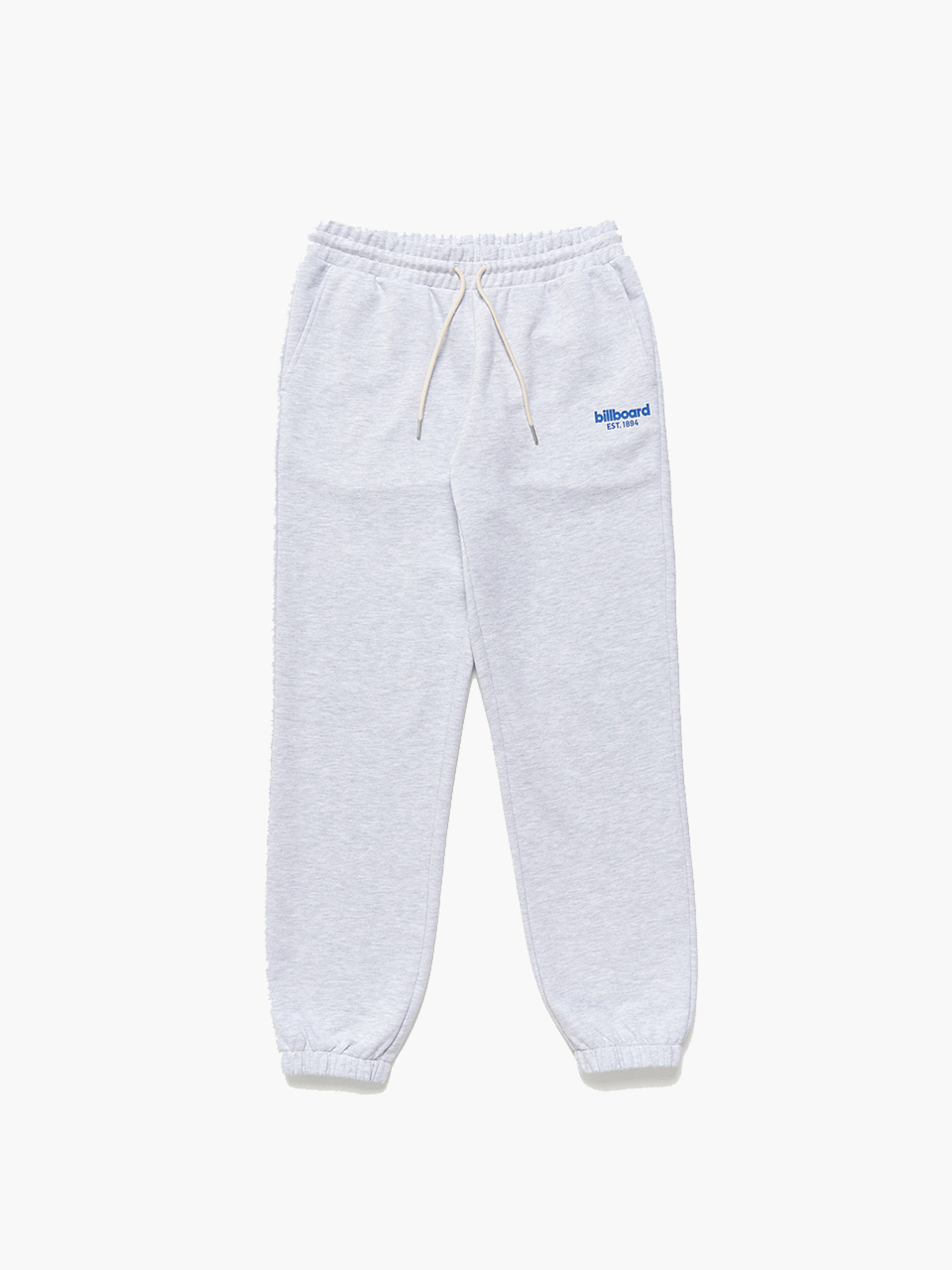 Basic small logo color sweatpants_Light grey