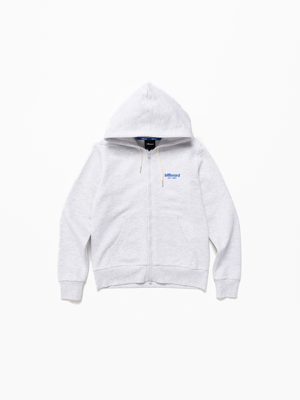 Standard logo hood zip up_Light grey