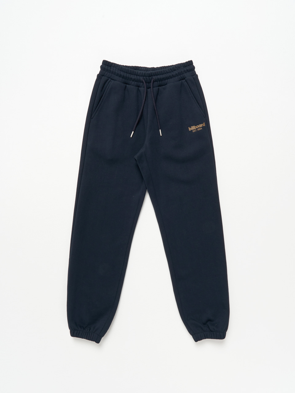 (기모)basic small logo color sweatpants_Navy