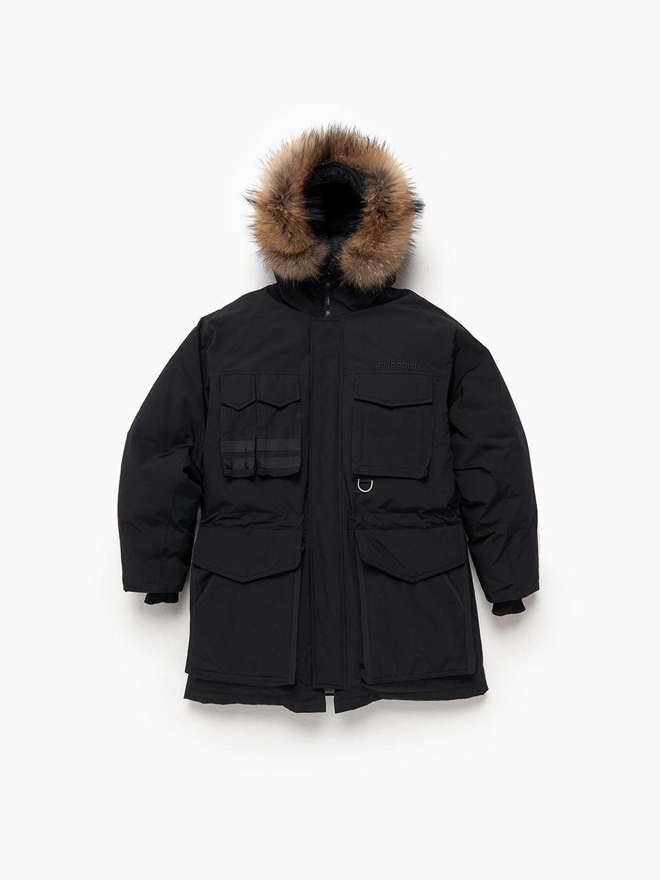 Billboard Expedition heavy long down parka_Black