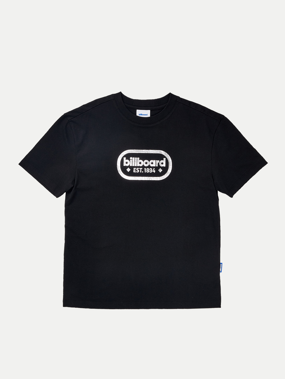 Foil Logo Half T-Shirts_Black