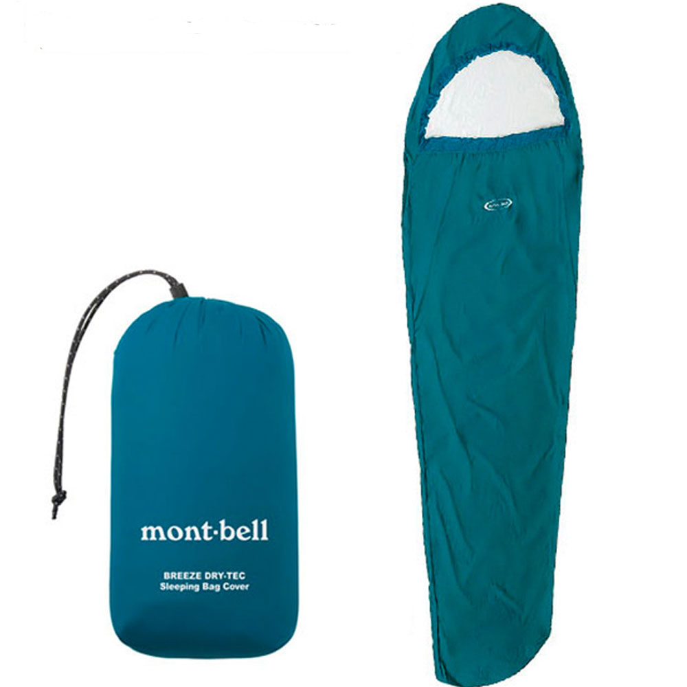 몽벨 montbell 브리즈 드라이텍 침낭커버 와이드 롱 그린