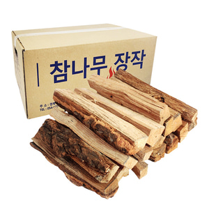 국산 참나무 장작 캠핑 불쏘시개 10kg