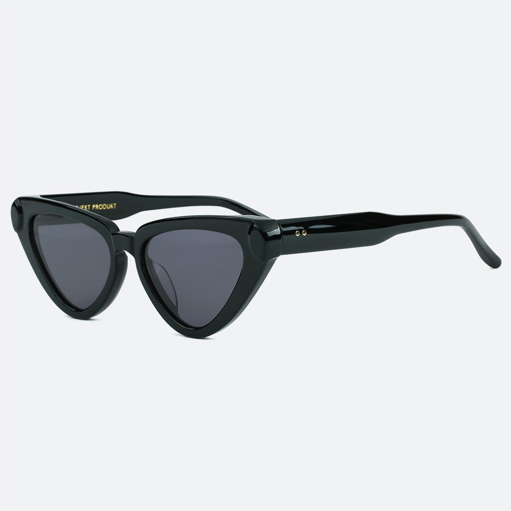 세컨아이즈-프로젝트프로덕트 RS2 C1 블랙 레트로 캣아이 여자 뿔테 선글라스