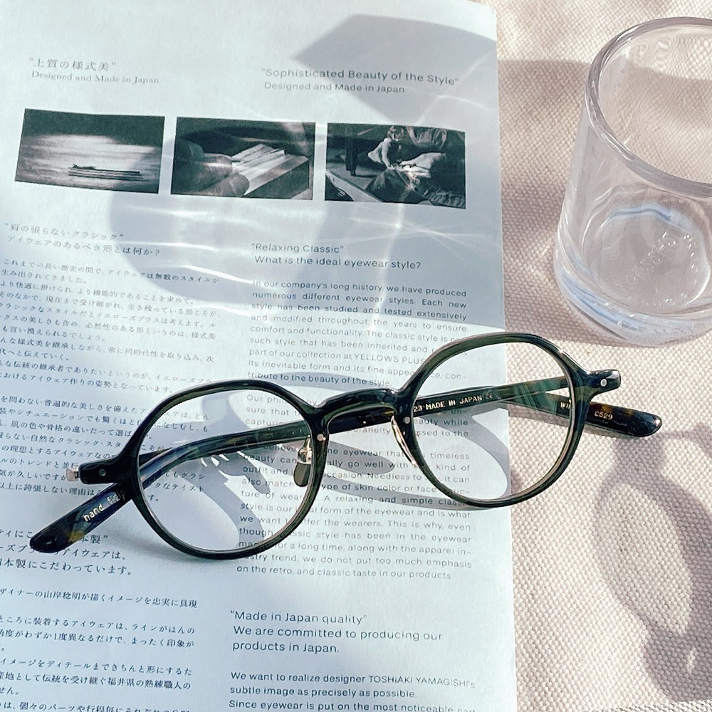 세컨아이즈-옐로우즈플러스 윈스턴 WINSTON C529 가벼운 얇은 뿔테 일본 안경테