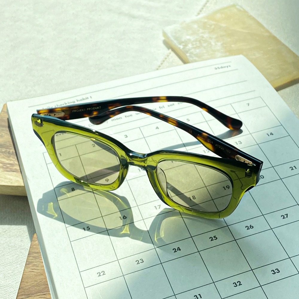 세컨아이즈-프로젝트프로덕트 FS10 C09 사각 볼드 뿔테 선글라스