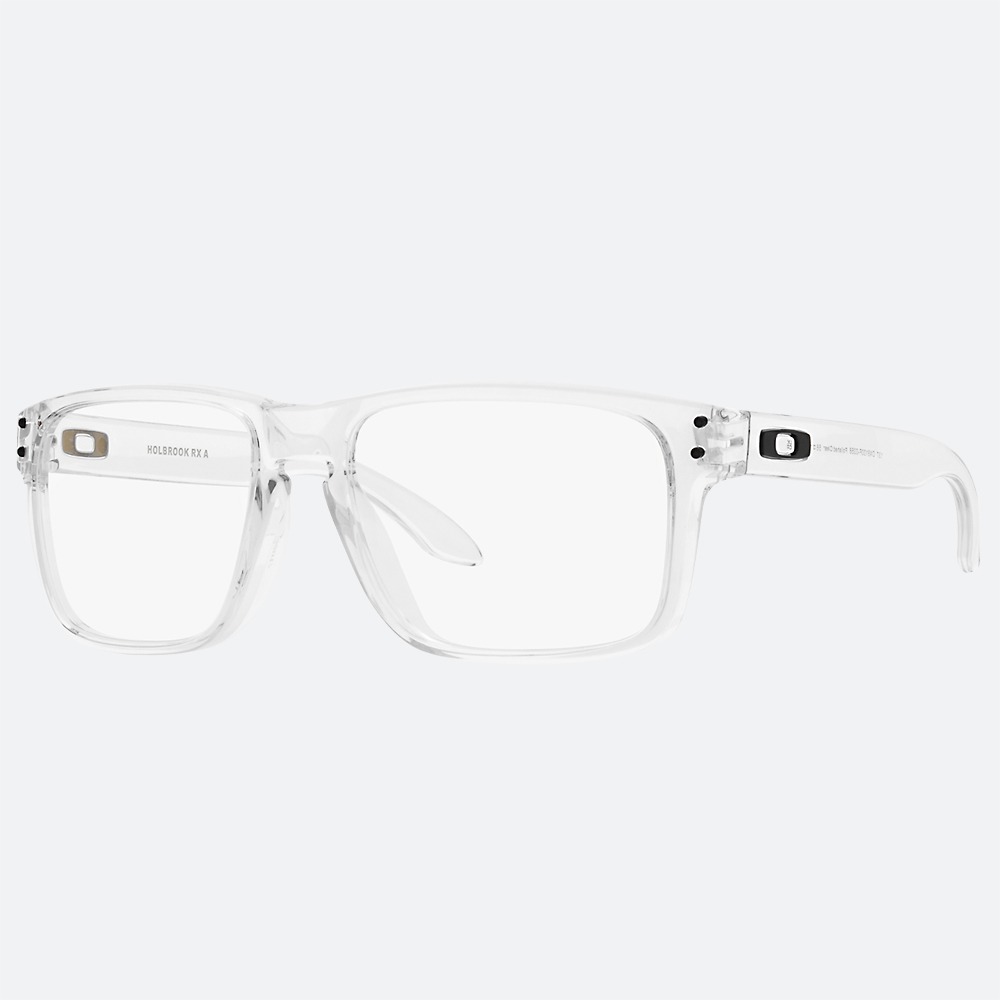 세컨아이즈-오클리 홀브룩 HOLBROOK RX A 0O8100F-03 아시안핏 사각 투명 뿔테 스포츠 안경