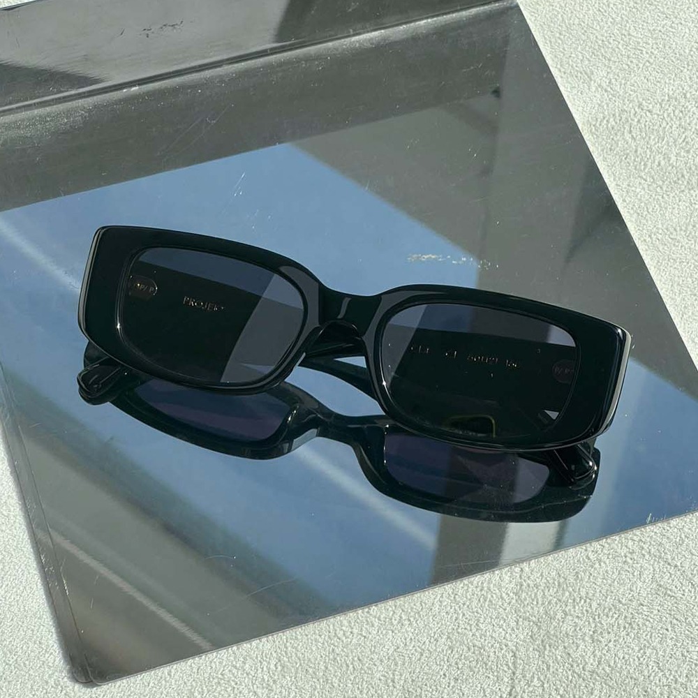 세컨아이즈-프로젝트프로덕트 CL4 C1 블랙 여자 남자 스퀘어 오벌형 뿔테 선글라스
