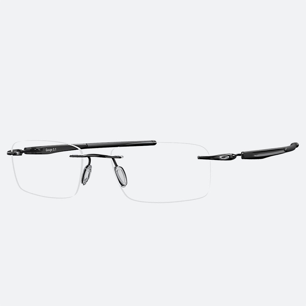 세컨아이즈-오클리 게이지3.1 GAUGE 3.1 OX5126-01 사각 티타늄 무테 안경